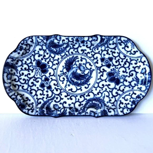 Japanese Tea Set - Phoenix Bird Porcelain - Picture 9 of 16